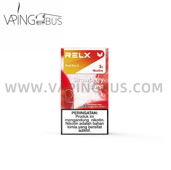 RELX Pod Pro 2 - Strawberry Burst - Vapingbus