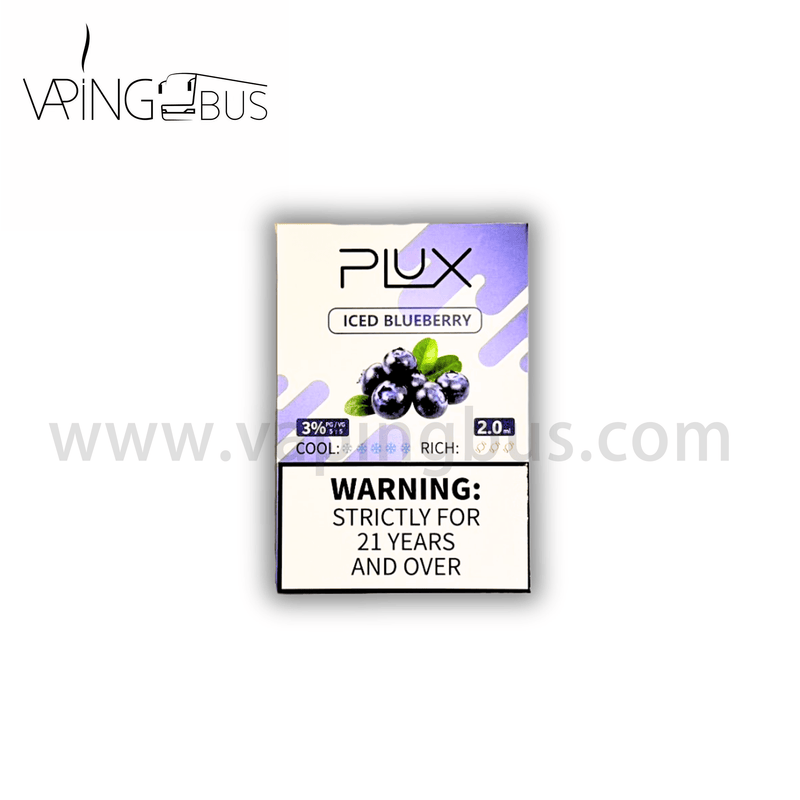 PLUX POD - Iced Blueberry（3 pack） - Vapingbus