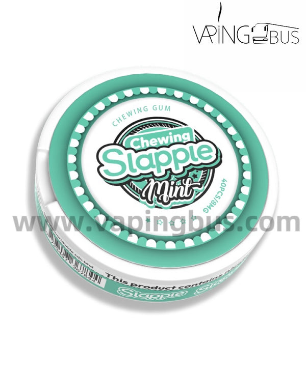 Slapple Chewing Gum-Mint（40 pcs）