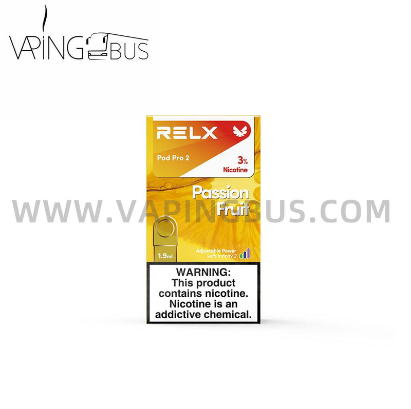 RELX Pod Pro - Passion Fruit (2 Packs) - Vapingbus