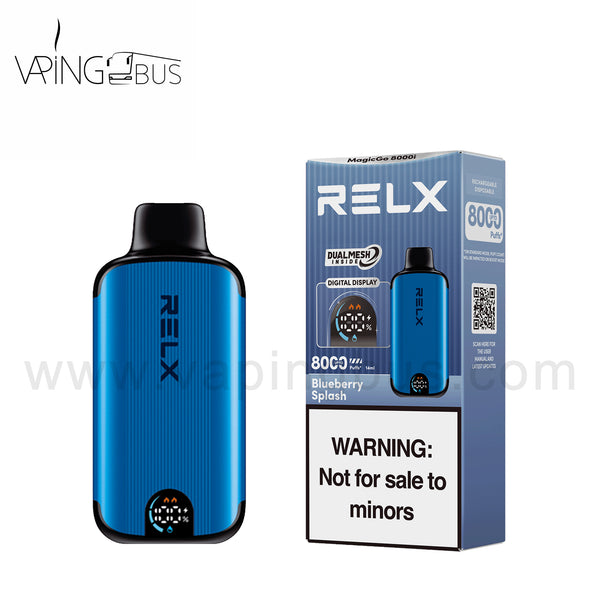 RELX MagicGo 8000i Disposable Vape 8000 Puffs-Blueberry Splash